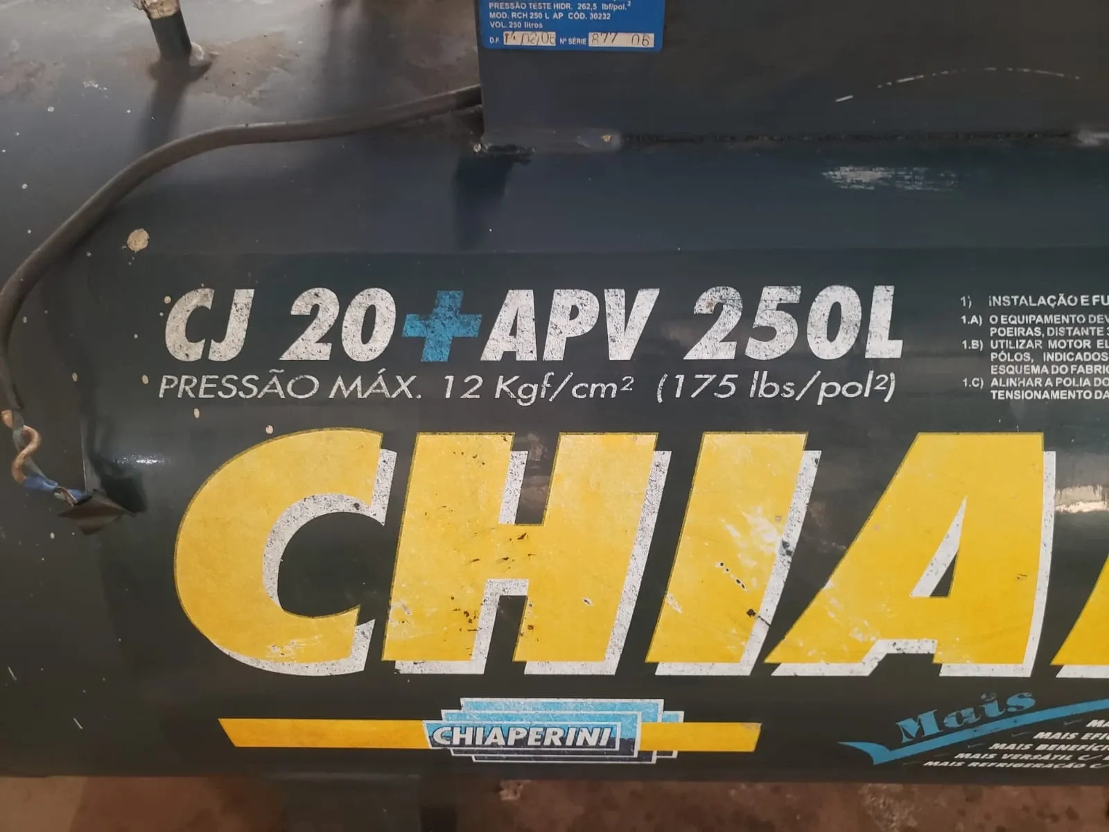 Compresso-de-comprimido-marca-chiaperini-modcj20apv