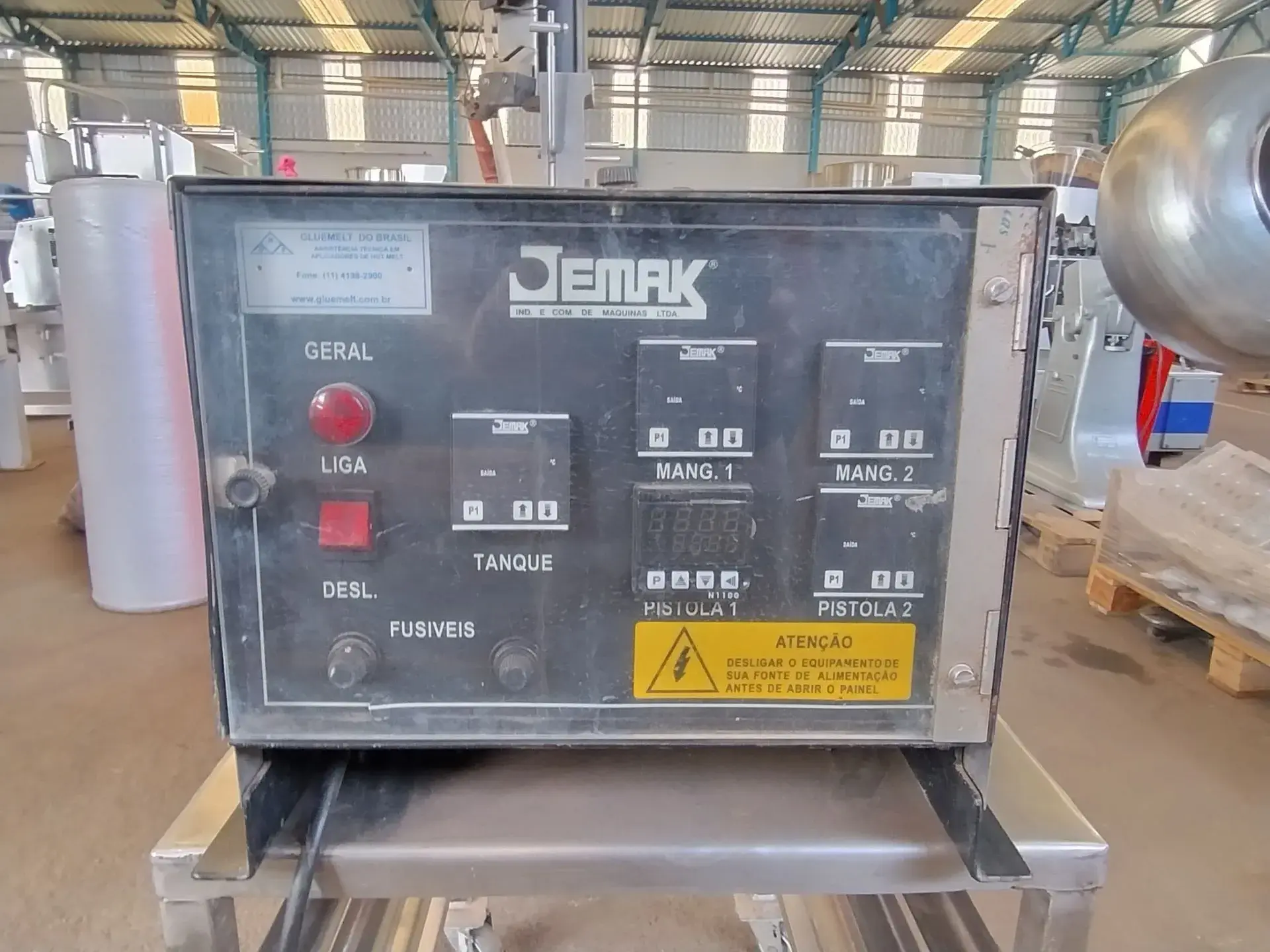 COLEIRO SISTEMA APLICADOR DE ADESIVO COLA HOT MELT MARCA JEMAK