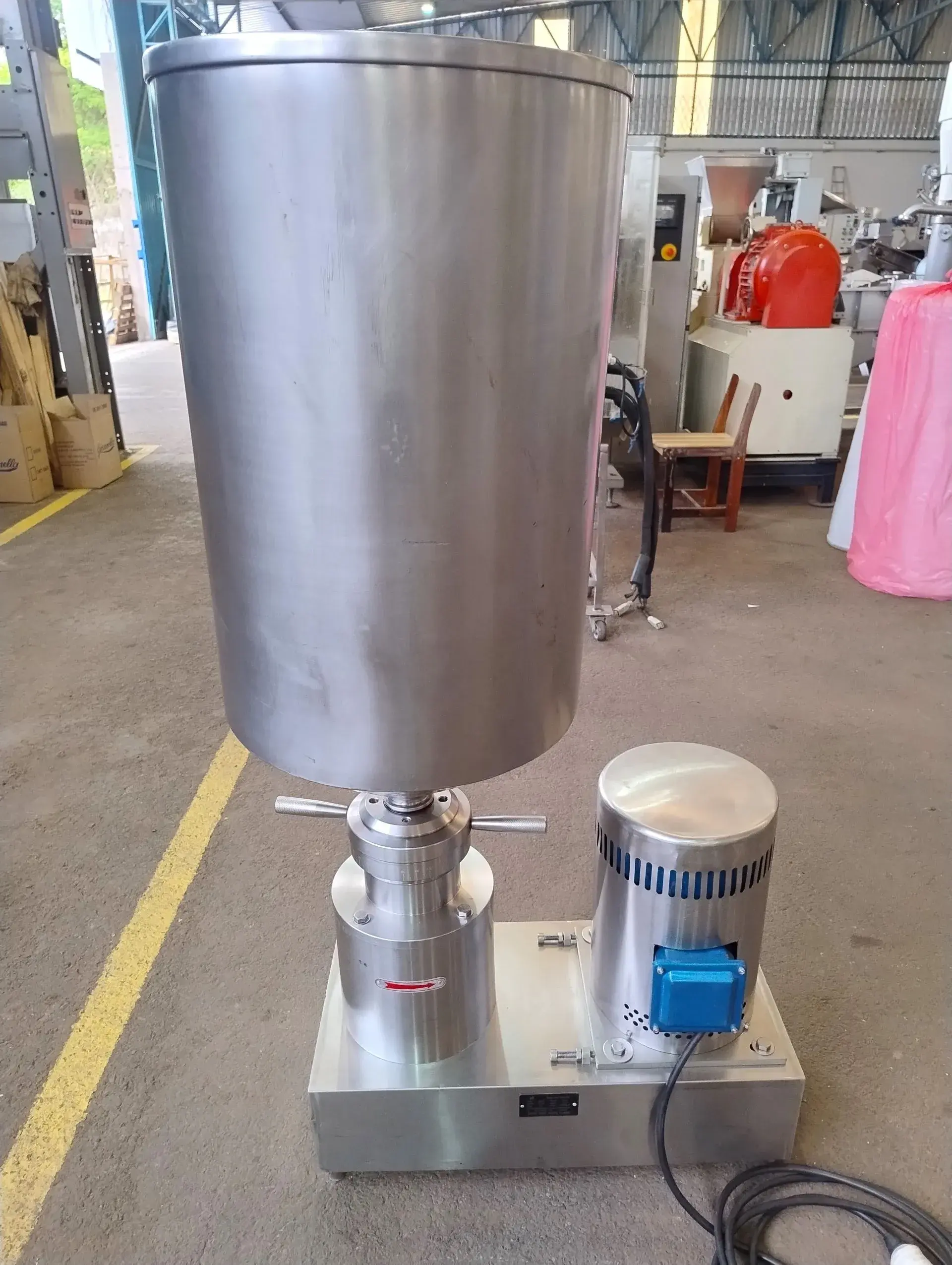 MOINHO COLOIDAL EM AÇO INOX MARCA SHANGHAI ZHUHENG INDUSTRIAL