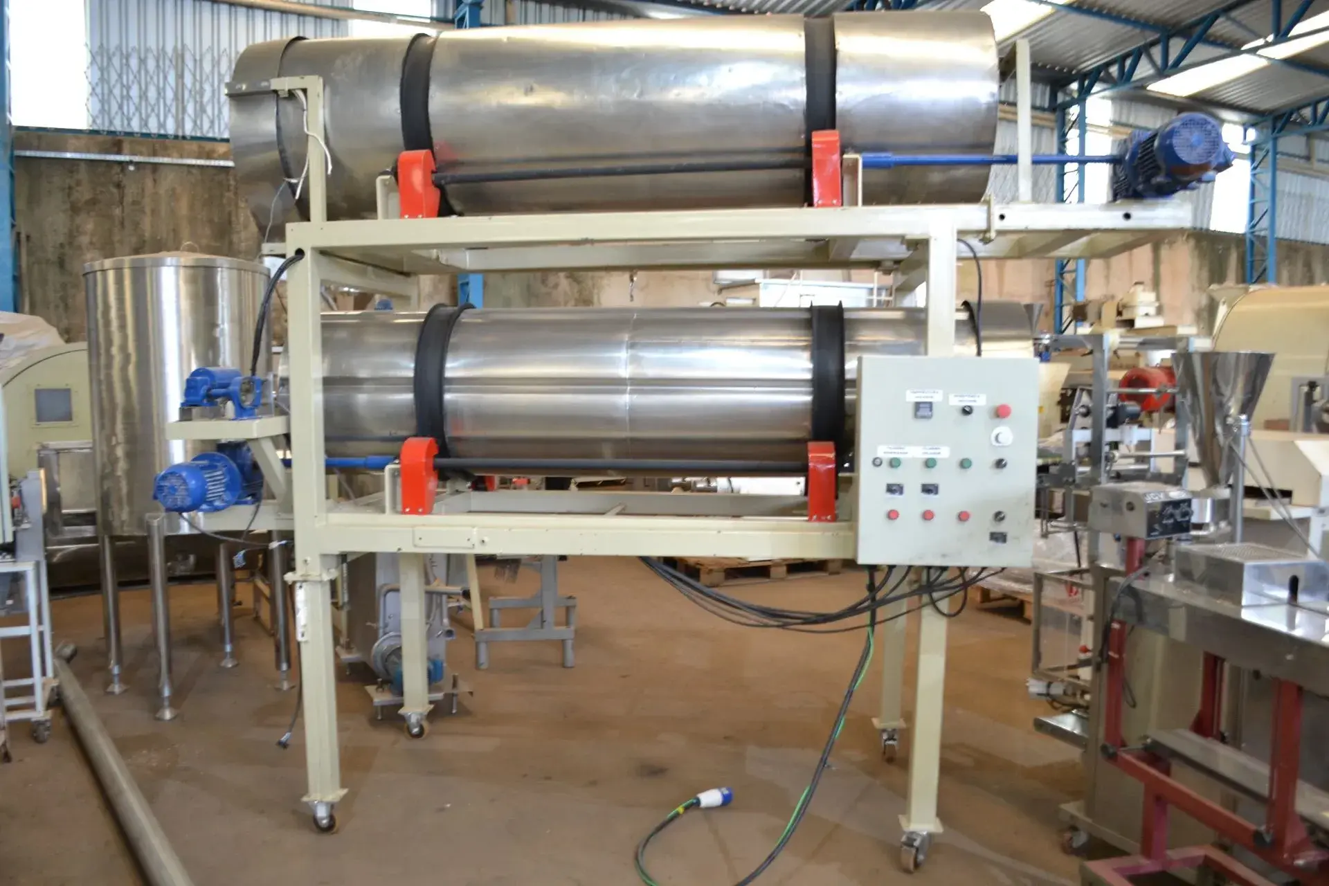SECADOR TEMPERADOR ROTATIVO CONTÍNUO MARCA INBRAMAQ