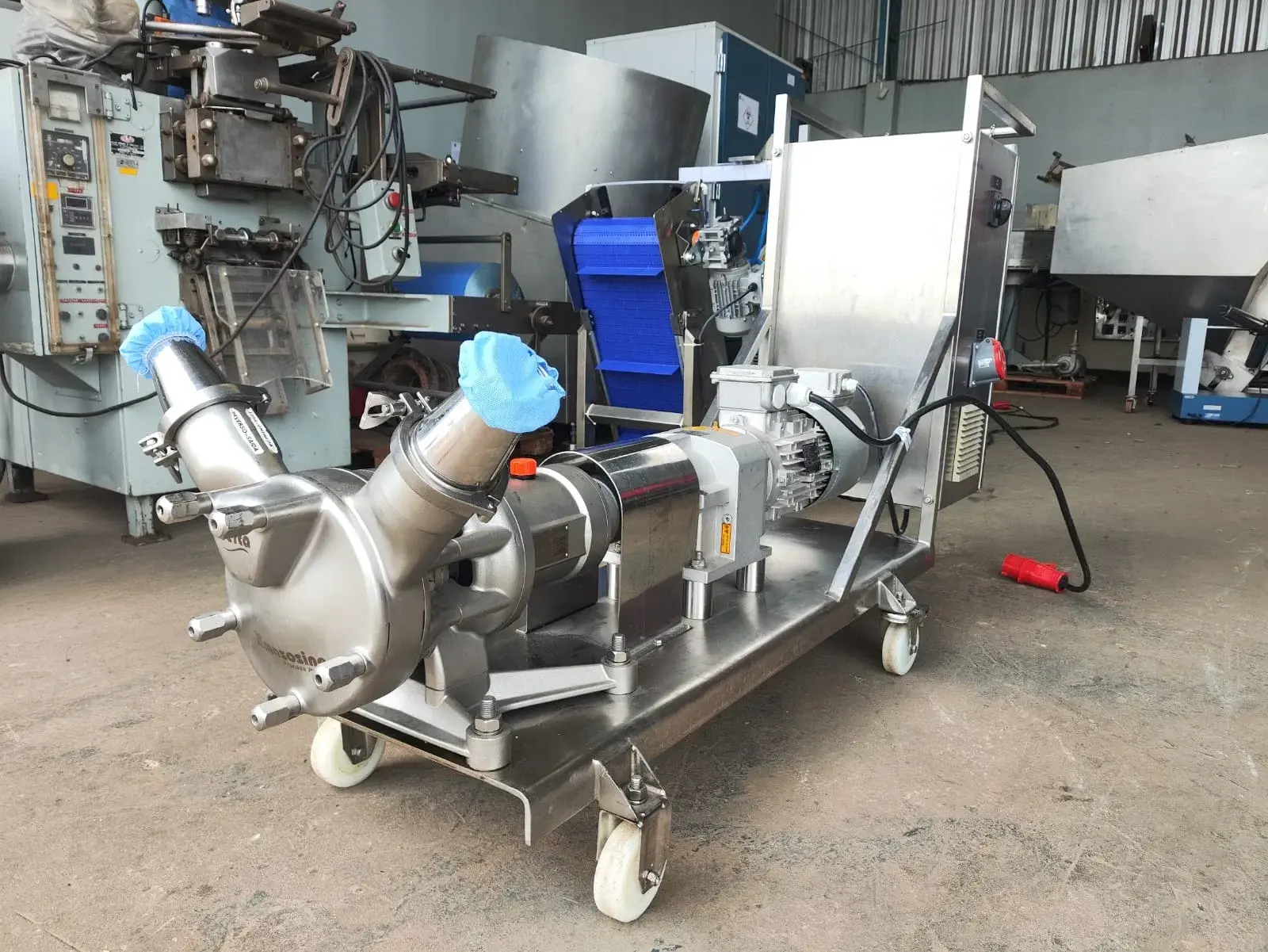 BOMBA SENOIDAL POSITIVA EM AÇO INOX 316 MARCA MASOSINE WATSON MARLOW