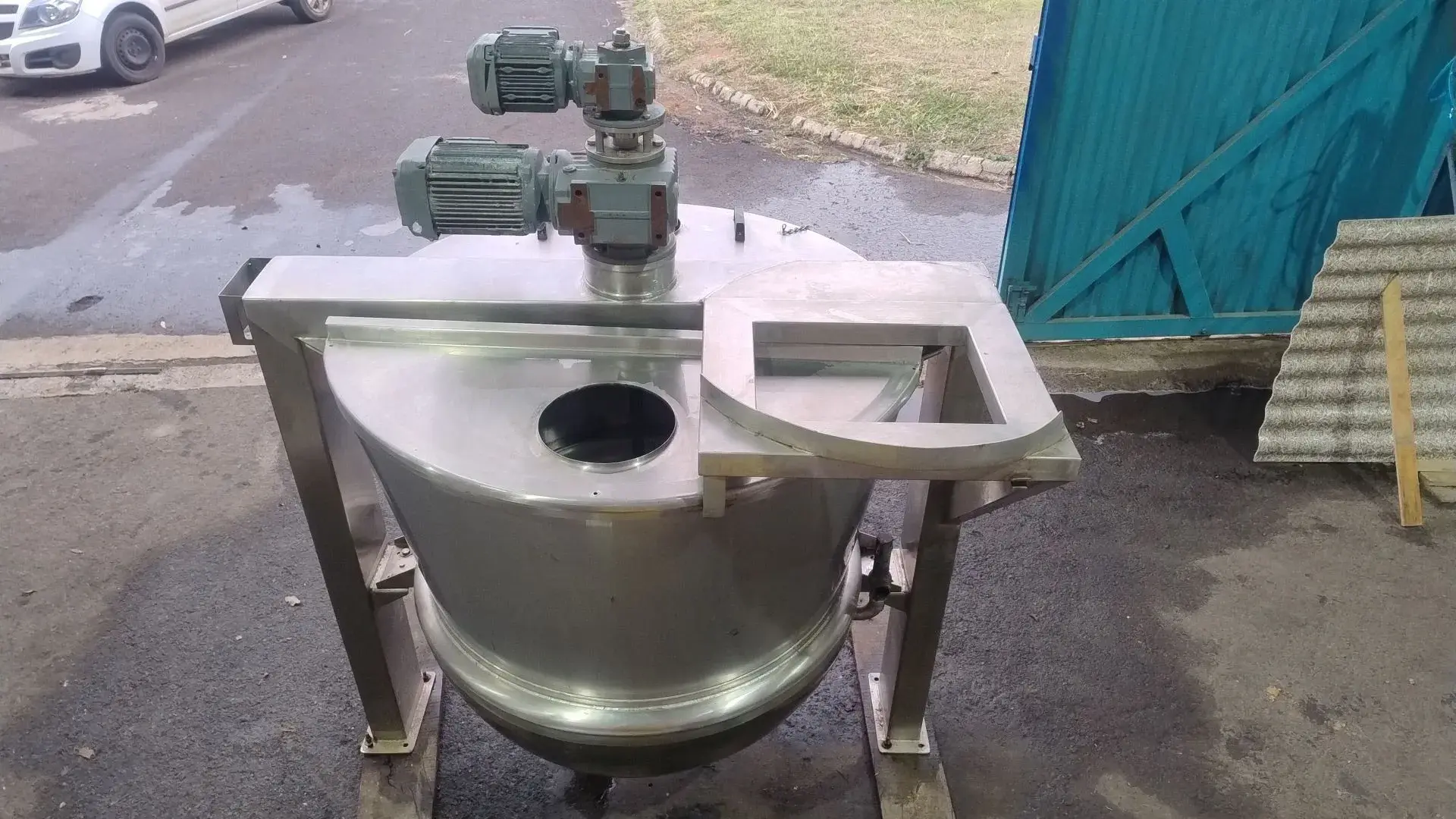 TACHO MISTURADOR ENCAMISADO EM AÇO INOX MARCA BAUDUCCO (ARGENTINA)