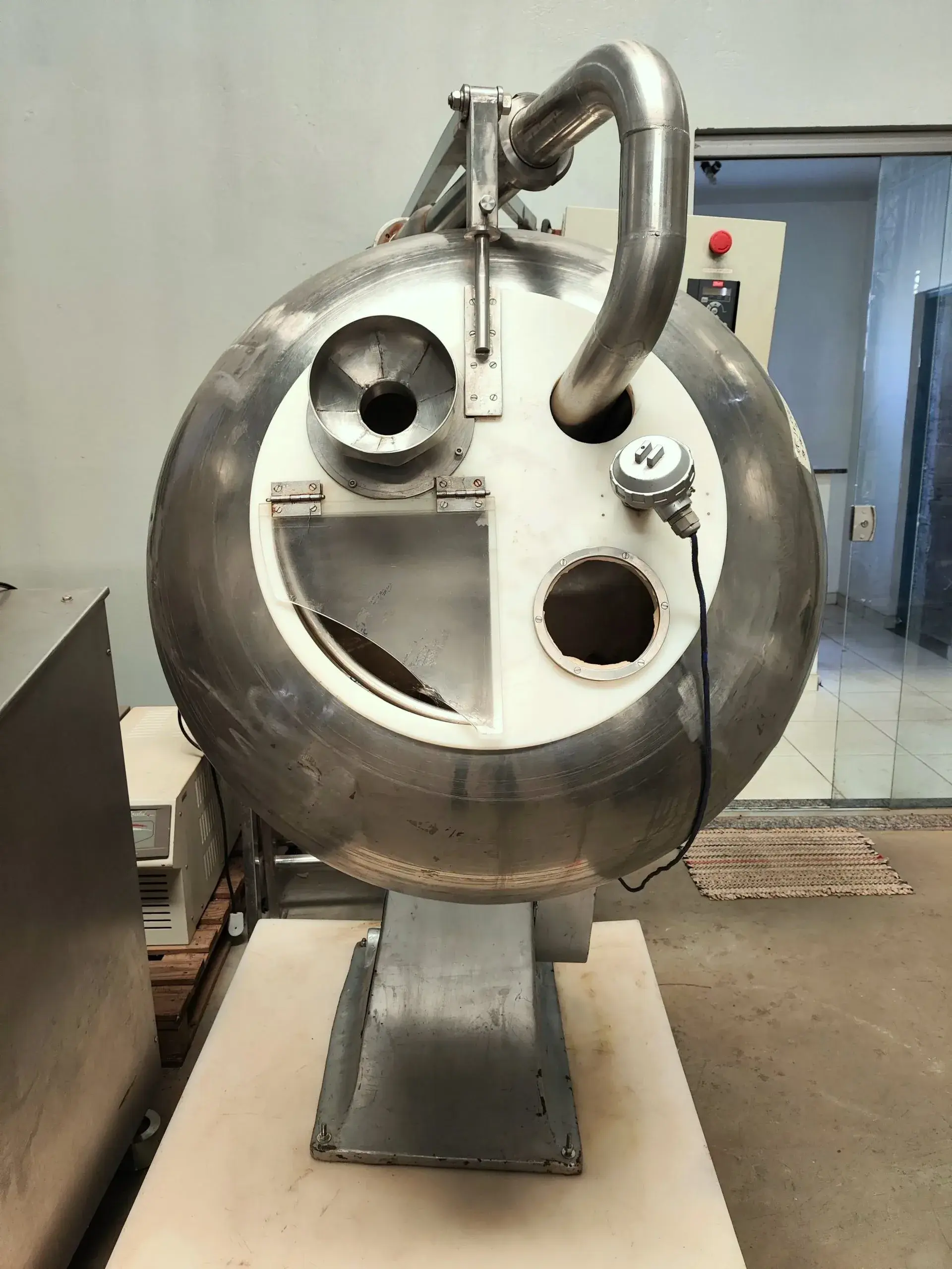DRAGEADEIRA COM BOJO EM AÇO INOX E INSUFLADOR DE AR QUENTE MARCA FABBE