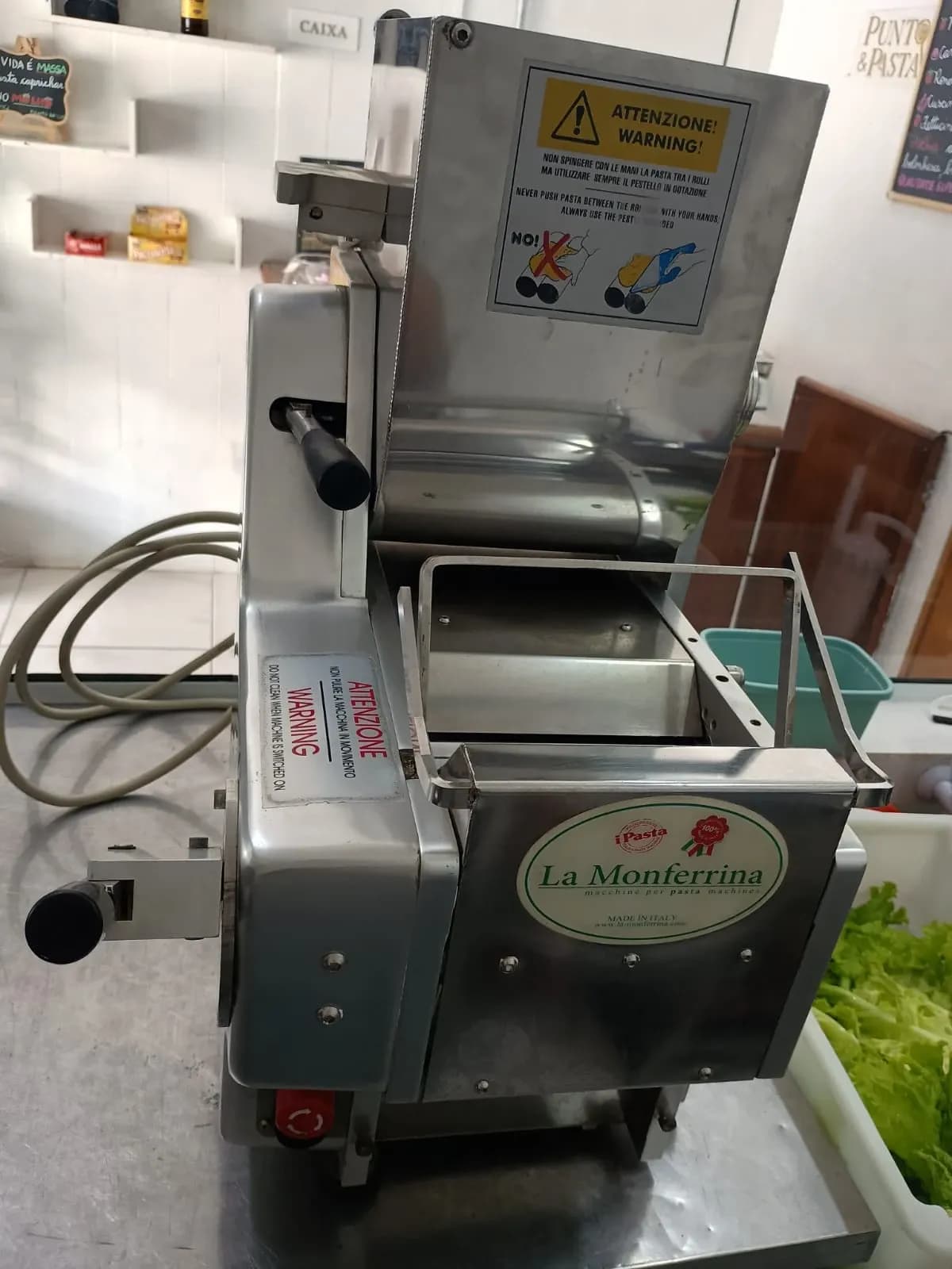 Produtora Conjugada Extrusora de Massas Longas Frescas Raviolli Ravioleteira La Monferrina Pnueva