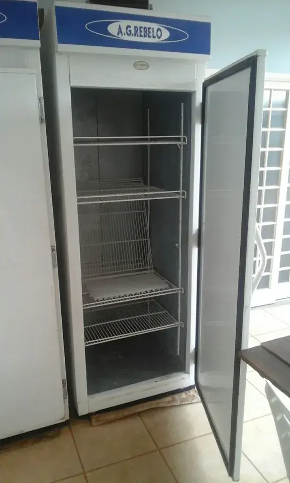 FREEZER VERTICAL COM SERPENTINA E PORTA CEGA