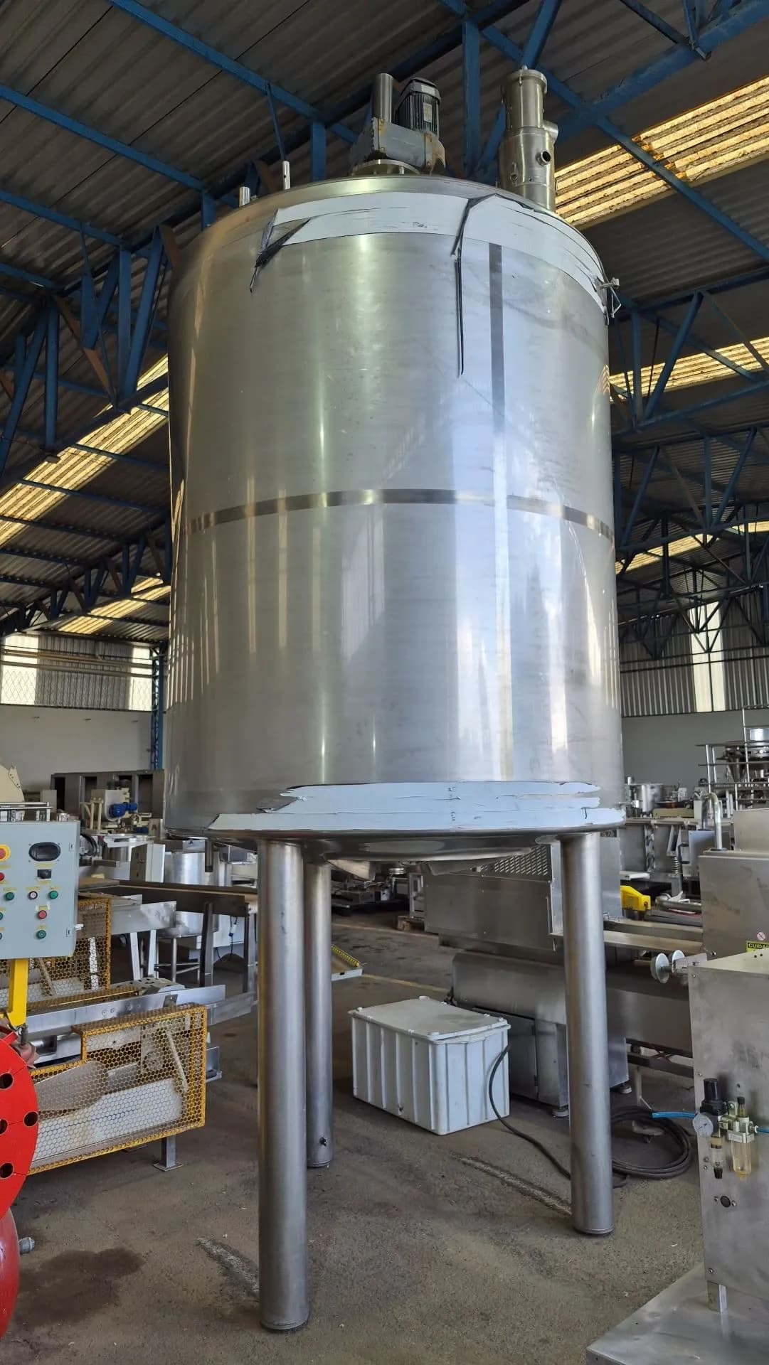Tanque Reator Misturador Encamisado em Aço Inox 304l