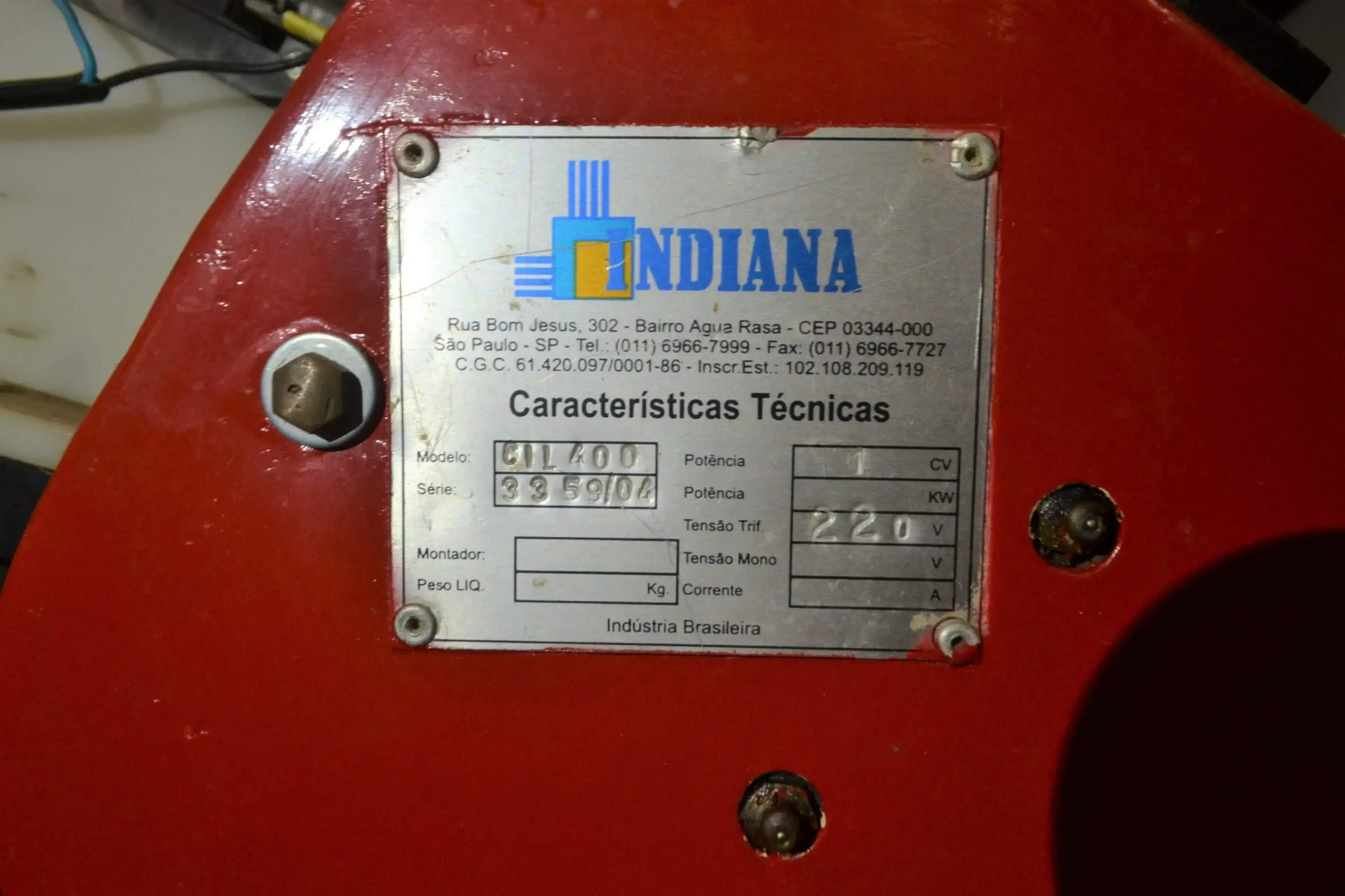 CILINDRO 400 MM MARCA INDIANA MODELO CIL 400