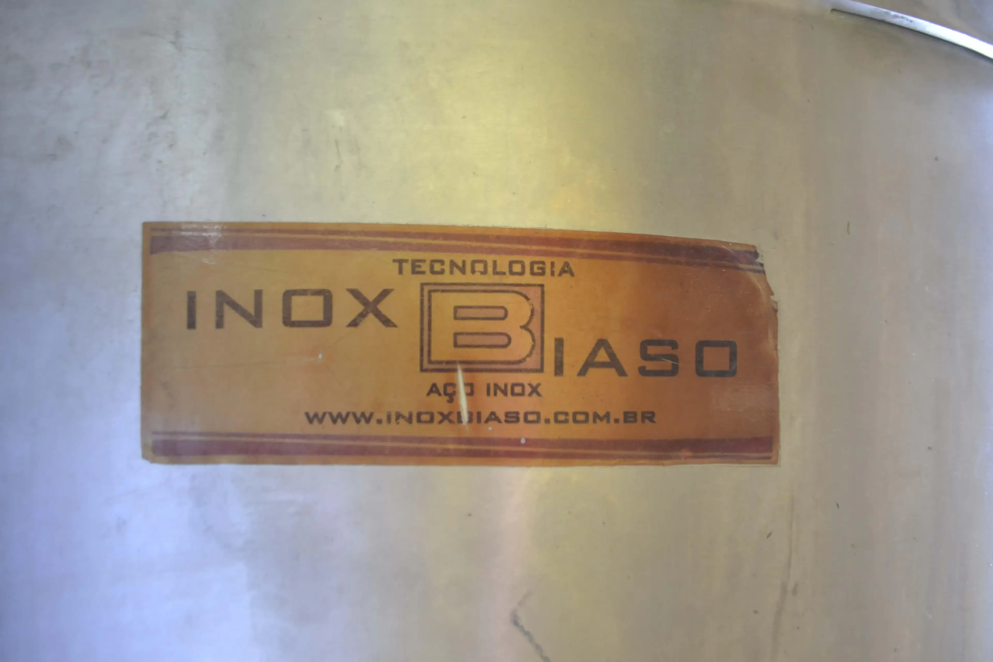 TACHO COZINHADOR A VAPOR CAPACIDADE 1500 LITROS MARCA INOX BIASO