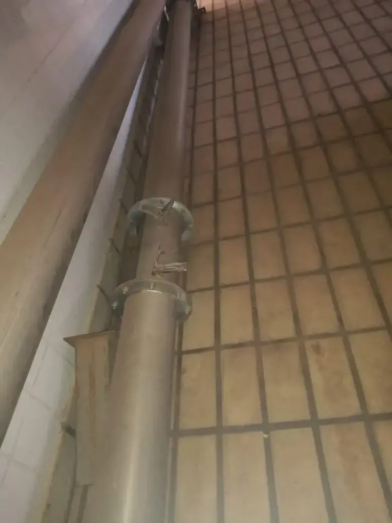 ROSCA TRANSPORTADORA EM AÇO INOX 6000 MM