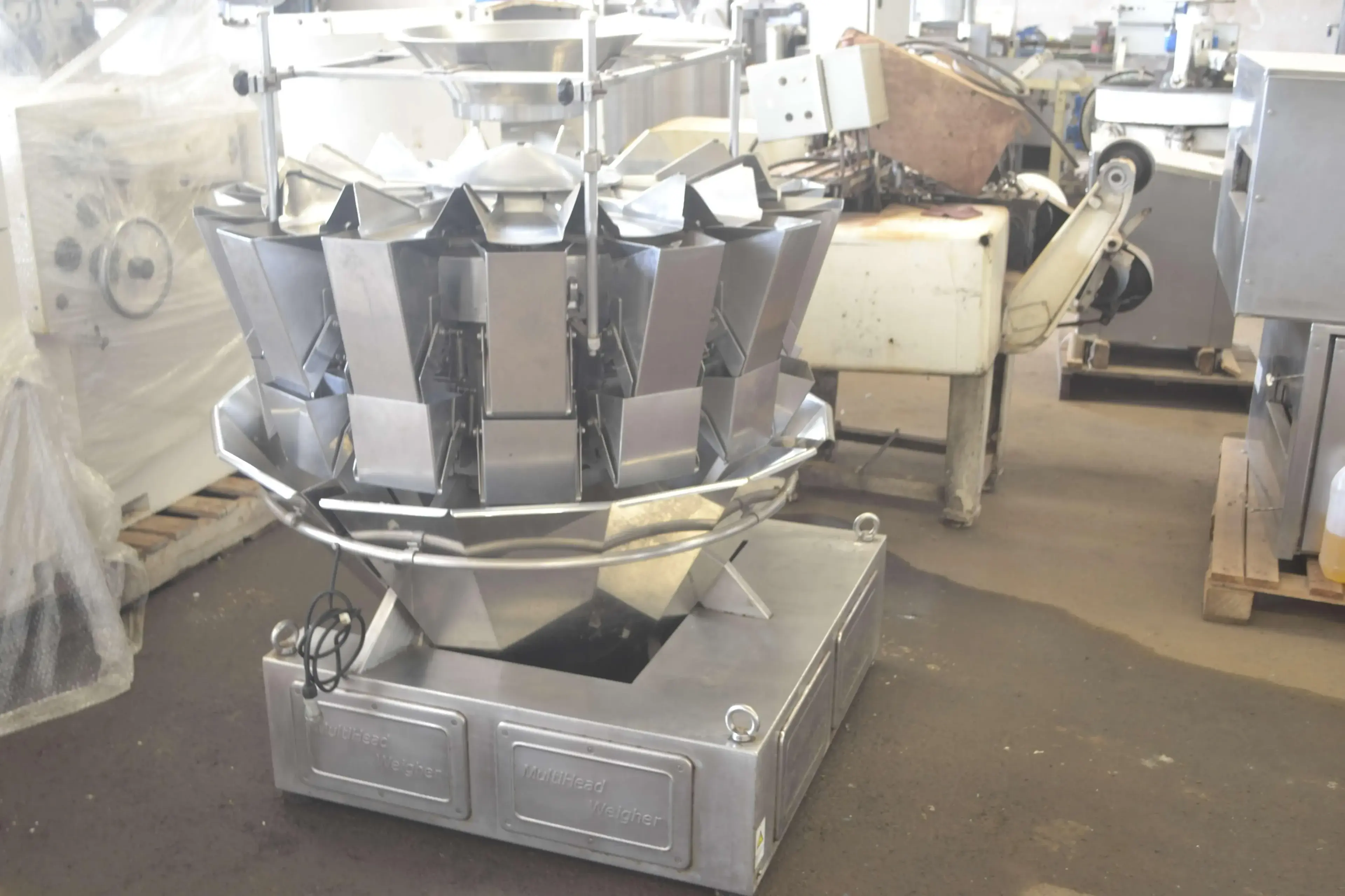 BALANÇA MULTICABEÇOTE 14 BALANÇAS MARCA MULTIHEAD WEIGHER PACK MACHINE