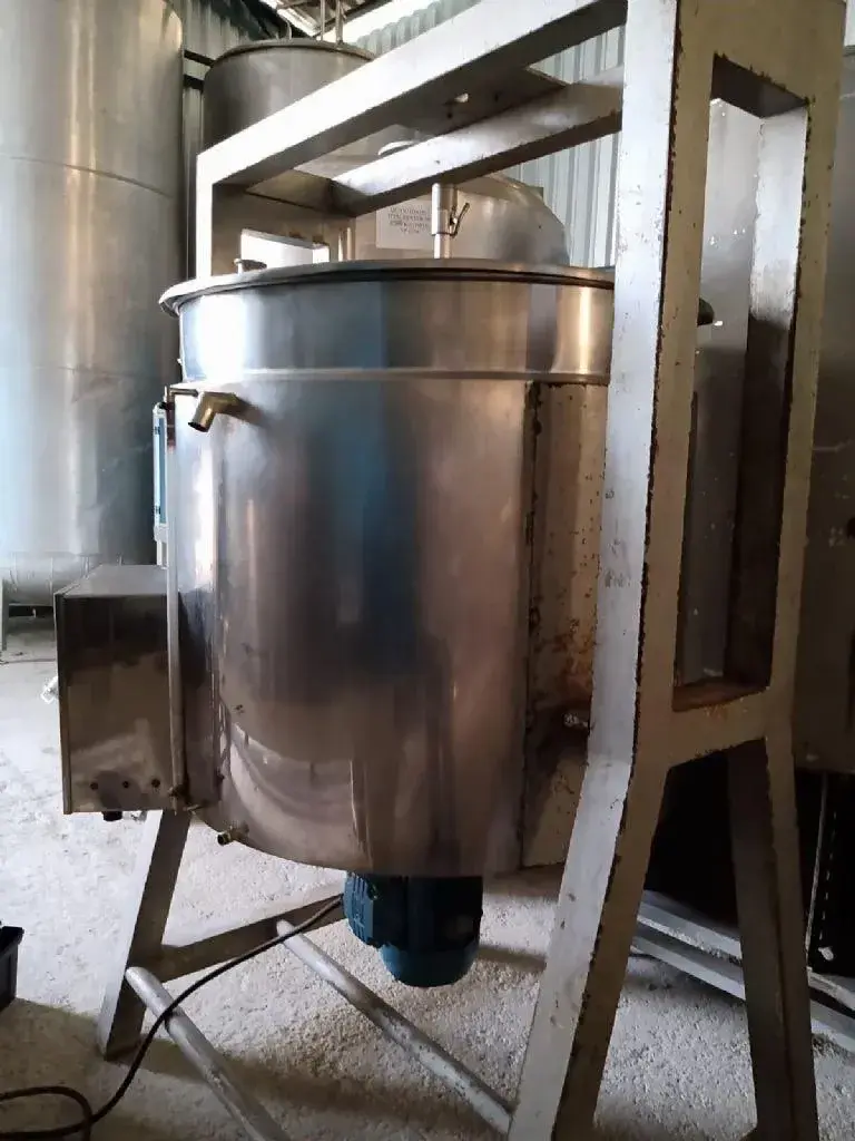 TACHO EM AÇO INOX ELÉTRICO CAPACIDADE 500 L