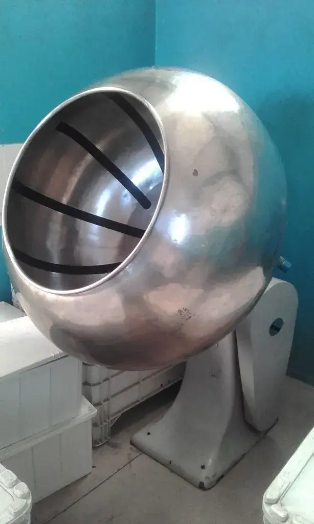 DRAGEADEIRA LISA EM AÇO INOX COM SPRAY DE REVESTIMENTO CAPACIDADE 150 LITROS