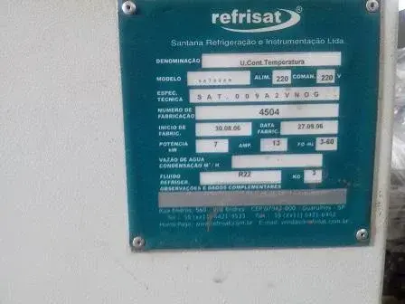UNIDADE DE ÁGUA GELADA