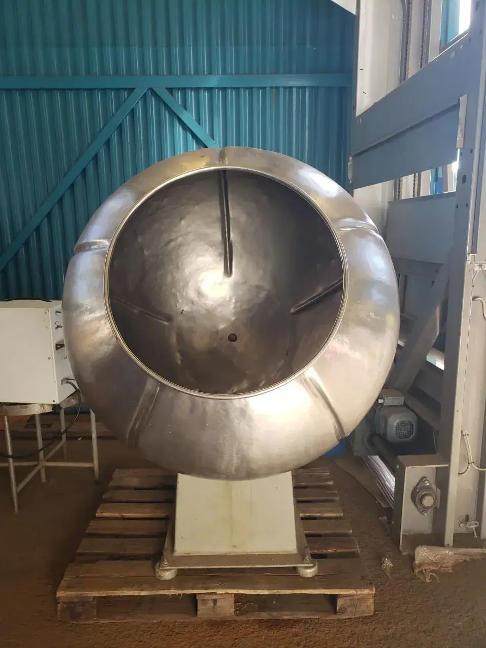 DRAGEADEIRA TANGERINA EM AÇO INOX CAPACIDADE 250 LITROS