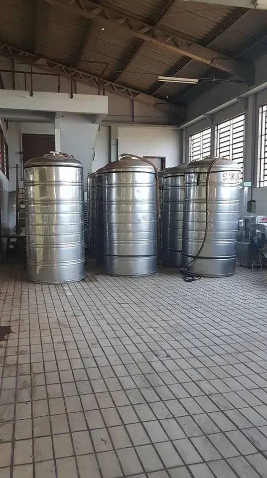 TANQUE DE ARMAZENAMENTO EM INOX 2 MIL LITROS