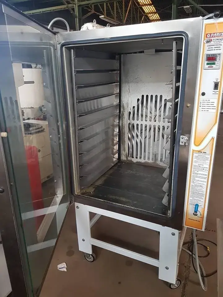 FORNO TURBO À GÁS GPANIZ COM 10 BANDEJAS