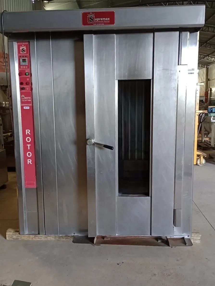 forno-rotativo-a-gas-em-inox-com-carrinho-duplo-marca-supremax