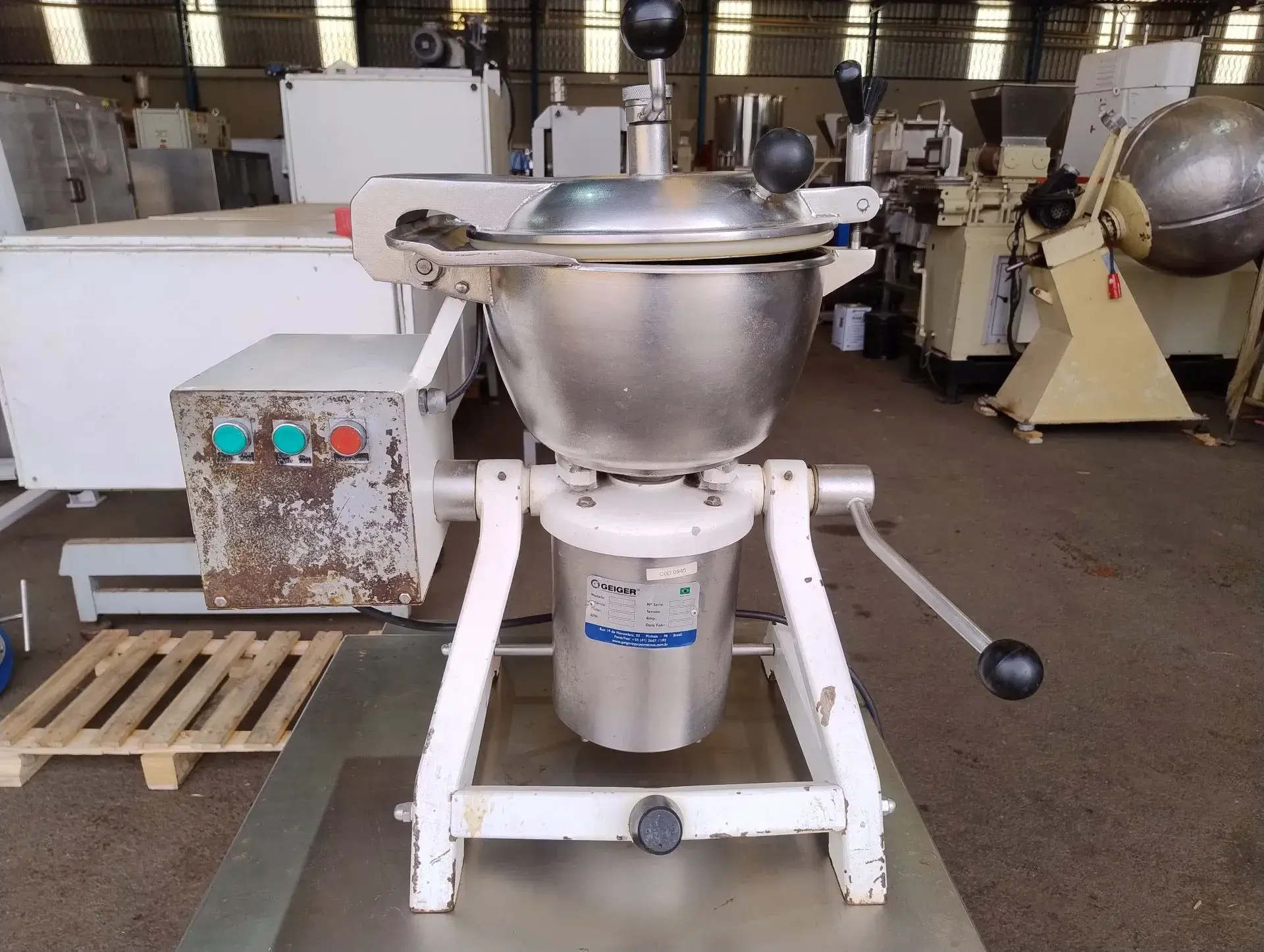 PROCESSADOR DE ALIMENTOS MARCA GEIGER EQUIPAMENTOS