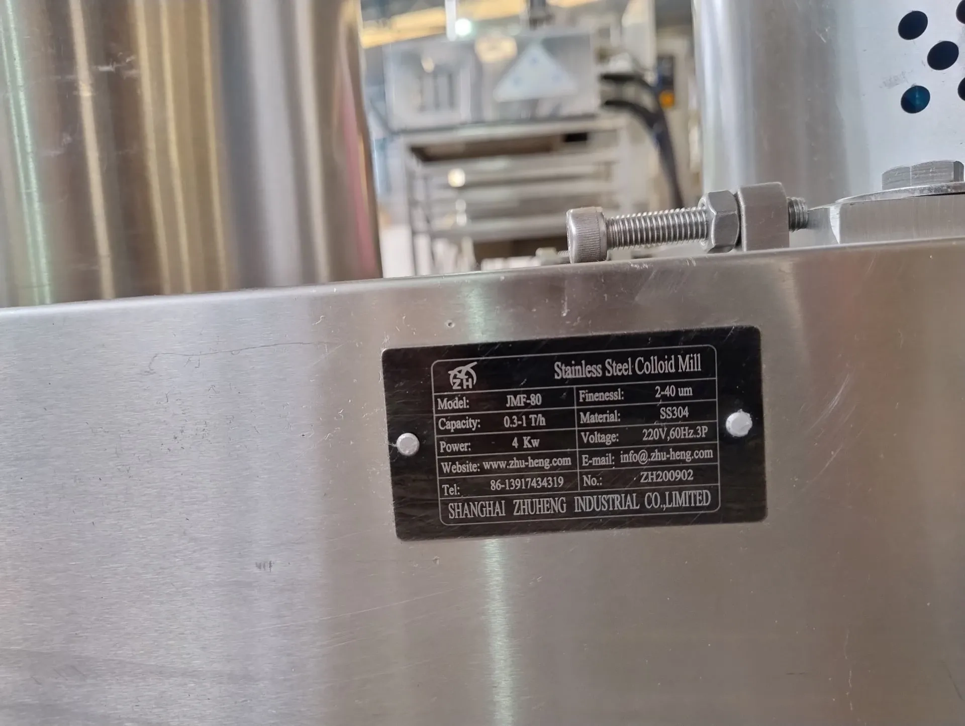 moinho-coloidal-em-aco-inox-marca-shanghai-zhuheng-industrial